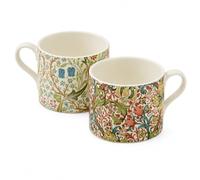 Morris & Co. Blackthorn & Golden Lilly - Juego de 2 tazas