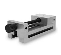Morsa de precisión EBERTH con husillo, anchura de mordazas de 150 mm, fuerza de sujeción máxima de 175 mm, altura de las mordazas de 50 mm, fabricada en acero resistente, de uso profesional