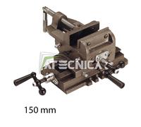 Morsa En Cruz Para Taladro De Columna Fervi 0188/150 Ganasce 150mm