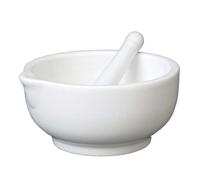 MORTERO PORCELANA CON MANO 10 CM. 100 ML