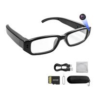 Moruala Cámara Oculta Espía 1080P HD, Gafas con Mini Camara Camuflada | Cámara Acción Deportiva con 32G Tarjeta, Mini Cámaras Vídeo y Fotografía Adatto per Interni Esterni Grabación en Bucle
