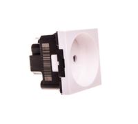 MOSAIC Enchufe simple 16A IP20 blanco 077110