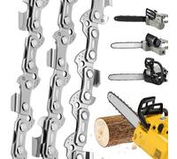 MospdyGear 3 artículos 3/8" 1,1 mm 52 TG 35 cm cadenas de sierra de repuesto para Dolmar PS-3, repuesto para Bosch AKE35, repuesto para Makita UC3541A, repuesto para Husqvarna 436Li