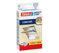 Mosquitera adhesiva tesa insect stop hook & loop comfort 120 x 140 cm,