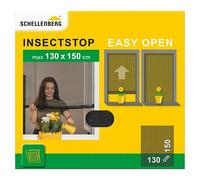 Schellenberg Mosquitera para ventana Easy Open 70474, 130 x 150 cm, antracita