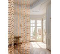 Mosquitera enrollable de cuentas de madera, 45 hebras, 90 x 200 cm, protección contra insectos para la cocina