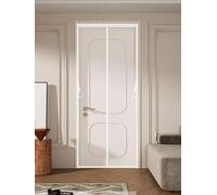 Mosquitera Magnética para Puerta 60 x 120 cm Contra Respirable, con Imanes Cortinas Mosquiteras Fácil de Instalar, Antimosquitos, Malla Fina para Puerta Doble Balcón, Blanco