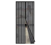Mosquitera magnética para puertas Sekey, 110 x 210 cm. Ideal para puertas de madera, hierro o aluminio, así como para balcones. Fácil instalación. Color: