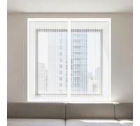 Mosquitera Magnética para Ventanas 75 x 115 cm sin Taladrar Ni Atornillar Ajustable Mosquitera Ventana Magnetica Lavables para Ventana de Bricolaje para Caseras Oficina, Blanco
