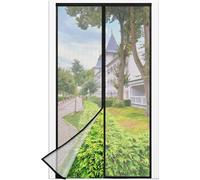 Mosquitera para puerta de balcón, con imanes, de 70x210 cm, color , con cinta de velcro, sin necesidad de taladrar