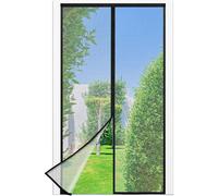 Mosquitera para puerta de balcón, magnética, de 75x200 cm, color , sin necesidad de taladrar, con sistema de sujeción mediante velcro
