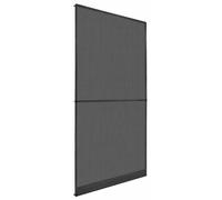 Mosquitera para puertas – Mosquitera – Malla anti-mosquitos – Mosquitera para puertas – Color antracita – 120x240 cm – Marco de metal – Montaje sencillo