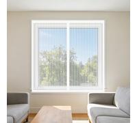 Mosquitera para Ventana 60 x 65 cm Imanes Se Cierran Automáticamente Mosquitera Ajustable Ventanas Lavables para Ventanasde Balcón, Ventanasde Patio, Sala, Blanco