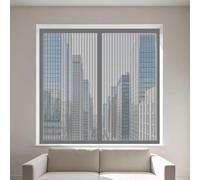 Mosquitera para Ventana Autoadhesiva 110 x 150 cm sin Taladrar Ni Atornillar Mosquitera Ventanas Adhesiva Fácil Instalación Adhesiva Adecuada para Decoración Del Hogar, Gris