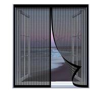 Mosquitera para Ventana Autoadhesiva 40 x 125 cm Fácil Instalación sin Taladrar, Fácil de Limpiar Cortina de Ventana Magnética para Todas Las Ventanas, Negro