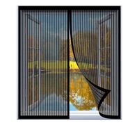 Mosquitera para Ventana Corredera 40 x 125 cm Fácil Instalación sin Taladrar, Fácil de Limpiar Anti Mosquito Insecto Cortina para Todas Las Ventanas, Negro