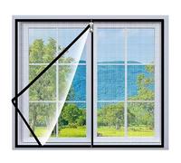 Mosquitera para ventana de 40 x 65 cm, malla para insectos, con cintas autoadhesivas