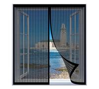 Mosquitera para Ventana Grande 120 x 120 cm Fácil Instalación sin Taladrar, Fácil de Limpiar Esta Mosquitera para Ventanas para Todas Las Ventanas, Negro