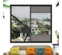 Mosquitera para Ventana - Tela Mosquitera de Ventana de Malla de Fibra de Vidrio Premium y Fijación Autoadherente para plástico,madera,aluminio de la ventana - 100x140cm