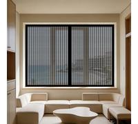 Mosquitera para Ventanas 110 x 160 cm Protección Contra Mosquitos y Moscas Pantalla Magnética Ajustable Ventana de Bricolaje Fácil de Limpiar para Todas Las Ventanas, Negro