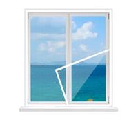 Mosquitera Para Ventanas, 55x75cm Mosquitera Antimosquitos, Con Cinta De Cinta mágica, Para Ventanas De BalcóN, Cocina, Ventanas Exteriores, Blanco