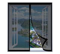 Mosquitera para Ventanas 85 x 105 cm Fácil Instalación sin Taladrar, Fácil de Limpiar Malla Mosquiteras para Ventanas para Todas Las, Negro