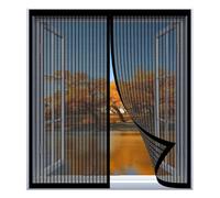 Mosquitera para Ventanas Abatibles 40 x 95 cm Fácil Instalación sin Taladrar, Fácil de Limpiar Mosquiteras a Medida Magnética para Todas Las Ventanas, Negro