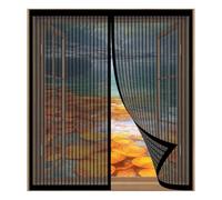 Mosquitera para Ventanas con Magic Click 110 x 120 cm Fácil Instalación sin Taladrar, Fácil de Limpiar Pantalla Contra Insectos para Todas Las Ventanas, Negro