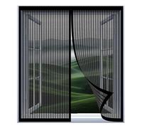 Mosquitera para Ventanas Correderas 80 x 85 cm Fácil Instalación sin Taladrar, Fácil de Limpiar Malla Mosquiteras para Ventanas para Todas Las, Negro