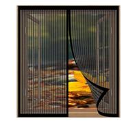 Mosquitera para Ventanas de Aluminio 55 x 130 cm Fácil Instalación sin Taladrar, Fácil de Limpiar Ventana Mosquitera Resistente a Los Arañazos para Todas Las Ventanas, Negro
