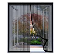 Mosquitera para Ventanas Magneticas 40 x 125 cm Fácil Instalación sin Taladrar, Fácil de Limpiar Mosquiteras Magnética Anti Insectos para Todas Las Ventanas, Negro