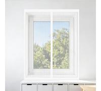 Mosquitera para Ventanas Magnéticas 60 x 65 cm sin Taladrar Ni Atornillar Mosquitera Ajustable Ventanas Fácil de Limpiar para Ventana de Bricolaje para Caseras Oficina, Blanco