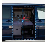 Mosquitera para VW T5/T6 - Malla anti-mosquitos - Protección contra insectos - Magnética - Protección solar - Ajuste perfecto