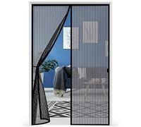 Mosquitera Puerta 100x210cm,Magnetica Mosquitera Puerta Corredera Exterior Se Cierra Automáticamente,Cortina Antimosquitos con iman sin Taladrar Para Puertas de Patio y Puertas Balconeras