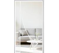Mosquitera Puerta Magnetica 50x50cm Mosquitera Magnética Cortina Apertura Lateral Izquierda o Derecha Cierre Magnético de Arriba a Abajo Automáticamente Contra Insectos Blanco