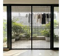 Mosquitera Puerta Magnética 90 x 190 cm Adsorción Magnética Plegable Fácil de Instalar Mosquiteras Magneticas para Puertas para Puertas de Salón Balcón Corredor, Negro