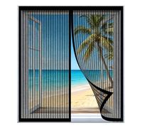 Mosquitera Ventana 45 x 70 cm Fácil Instalación sin Taladrar, Fácil de Limpiar Mosquiteras a Medida Magnética para Todas Las Ventanas, Negro