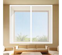 Mosquitera Ventana 85 x 145 cm Imanes Se Cierran Automáticamente Mosquitera Magnética Ventanas Fácil de Limpiar para Todas Las Ventanas, Blanco