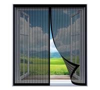 Mosquitera Ventana Enrollable 40 x 95 cm Fácil Instalación sin Taladrar, Fácil de Limpiar Mosquitera Autoadhesiva para Todas Las Ventanas, Negro