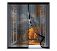 Mosquitera Ventana Extensible 110 x 120 cm Fácil Instalación sin Taladrar, Fácil de Limpiar Pantalla Contra Insectos para Todas Las Ventanas, Negro