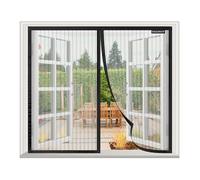 Mosquitera Ventana Magnetica 75x115cm, Mosquitera para La Ventana, Sin Taladrar, Malla Ultrafina, para la Mayoría de los Tipos de Ventanas, Negro
