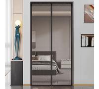 Mosquitera Ventana Magnética Malla De Fibra De Vidrio, Lavable Pantilla Mosquitera Ventana De Malla Superfino Tamaño DIY Cortina Mosquitera Contra Insectos Para Uso Temporal(Black,55x75cm)