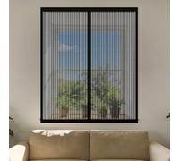 Mosquiteras Magneticas 80 x 100 cm Diseño de Malla Ultrafina Que Evita La Entrada de Insectos Pequeños. Mosquitera Ventana Lavables Adecuada para Decoración Del Hogar, Negro