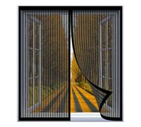 Mosquiteras para Ventanas 75 x 110 cm Fácil Instalación sin Taladrar, Fácil de Limpiar Esta Mosquitera para Ventanas para Todas Las, Negro