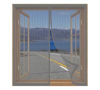 Mosquiteras para Ventanas de Madera 40 x 95 cm Fácil Instalación sin Taladrar, Fácil de Limpiar Anti Mosquito Insecto Cortina para Todas Las Ventanas, Gris