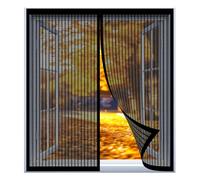 Mosquiteras para Ventanas Enrollables 45 x 70 cm Fácil Instalación sin Taladrar, Fácil de Limpiar Cortina Mosquitera Iman Ventana para Todas Las Ventanas, Negro