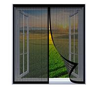 Mosquiteras para Ventanas Enrollables 50 x 130 cm Fácil Instalación sin Taladrar, Fácil de Limpiar Pegajoso Cortina Pantalla para Todas Las Ventanas, Negro