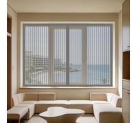 Mosquiteras para Ventanas Magnética 80 x 145 cm sin Taladrar Ni Atornillar Personalizar Mosquiteras Ventanas Lavables para Todas Las, Gris