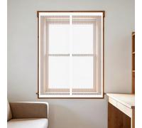 Mosquiteras para Ventanas Magneticas 110 x 130 cm sin Taladrar Ni Atornillar Mosquitera Ventanas Adhesiva Lavables para Balcón Corredera Terraza, Blanco