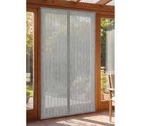 Mosquiteras Puertas Magneticas 90 x 190 cm Kit de Instalación Completo Cortina Mosquitera Magnética No Requiere Herramientas Proteger a su Familia Tallas a Medida, Gris